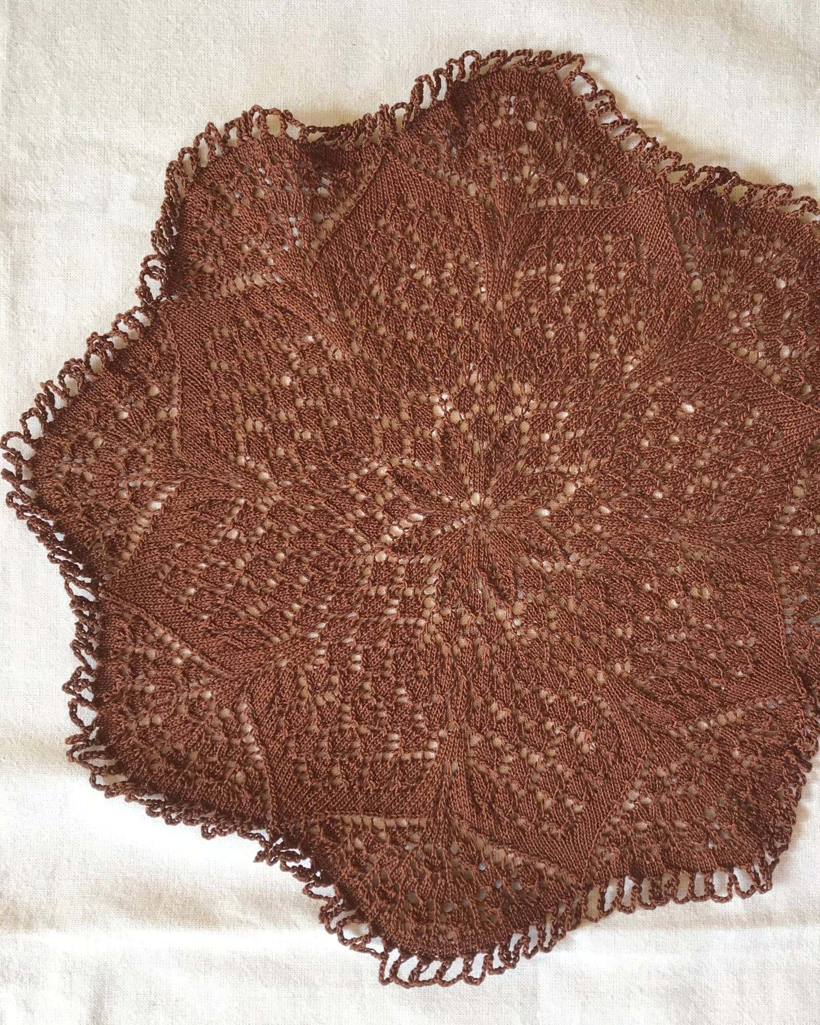 Kunststricken mit feinem Garn und dünnen Stricknadeln